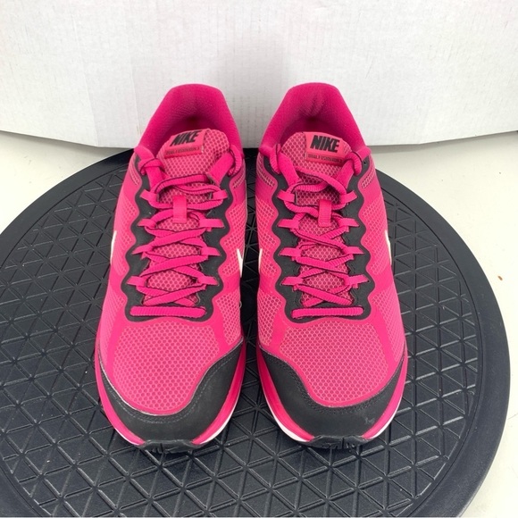 Nike Kids Youth Size 6.5 Shoes Pink Mesh Sneakers Dual Fusion Run 3 Womens 9 - Picture 3 of 10